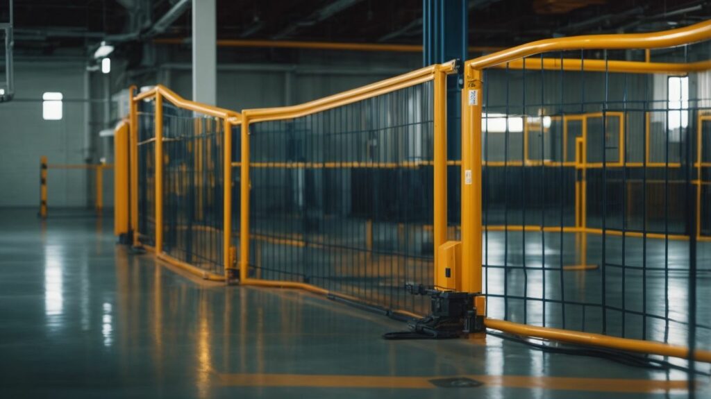 Safety Barriers for Industrial Areas with Epoxy Flooring